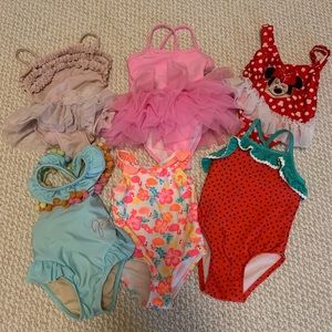 Baby girl swimsuit lot